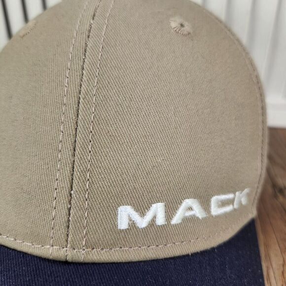 Mack Trucks Bruckner's Truck & Equipment Strapback Hat Cap Brown Canvas Mechanic - Picture 3 of 10
